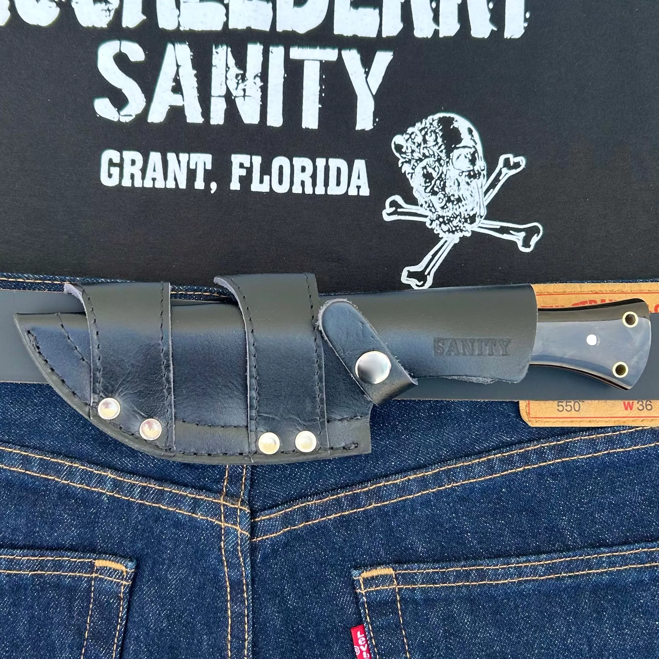 10” Rough Rider Series - Asshole - D2 Steel - Buffalo Horn - Horizontal & Vertical Carry - CUS13