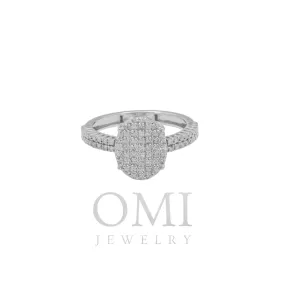 14K GOLD ROUND DIAMOND RING 0.74 CT