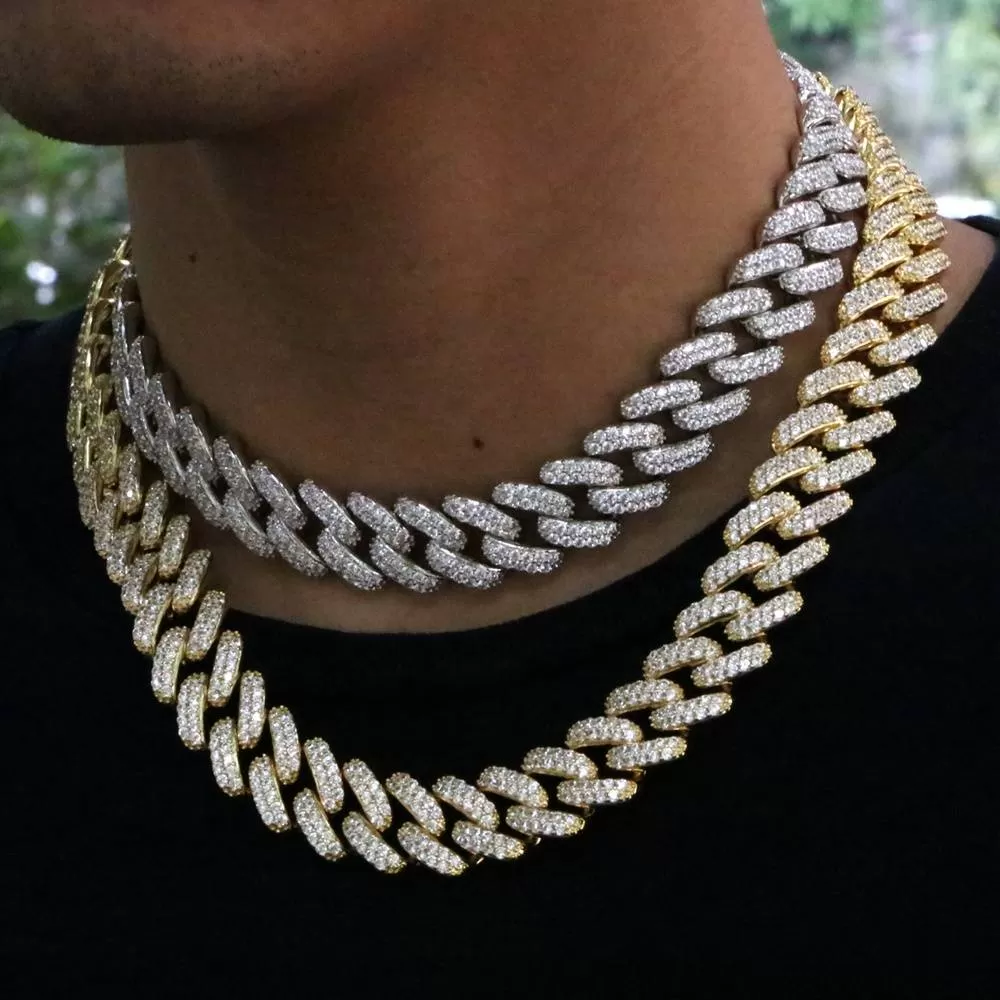 25mm Iced Out Cuban Chain