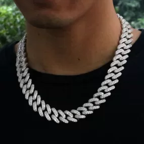 25mm Iced Out Cuban Chain