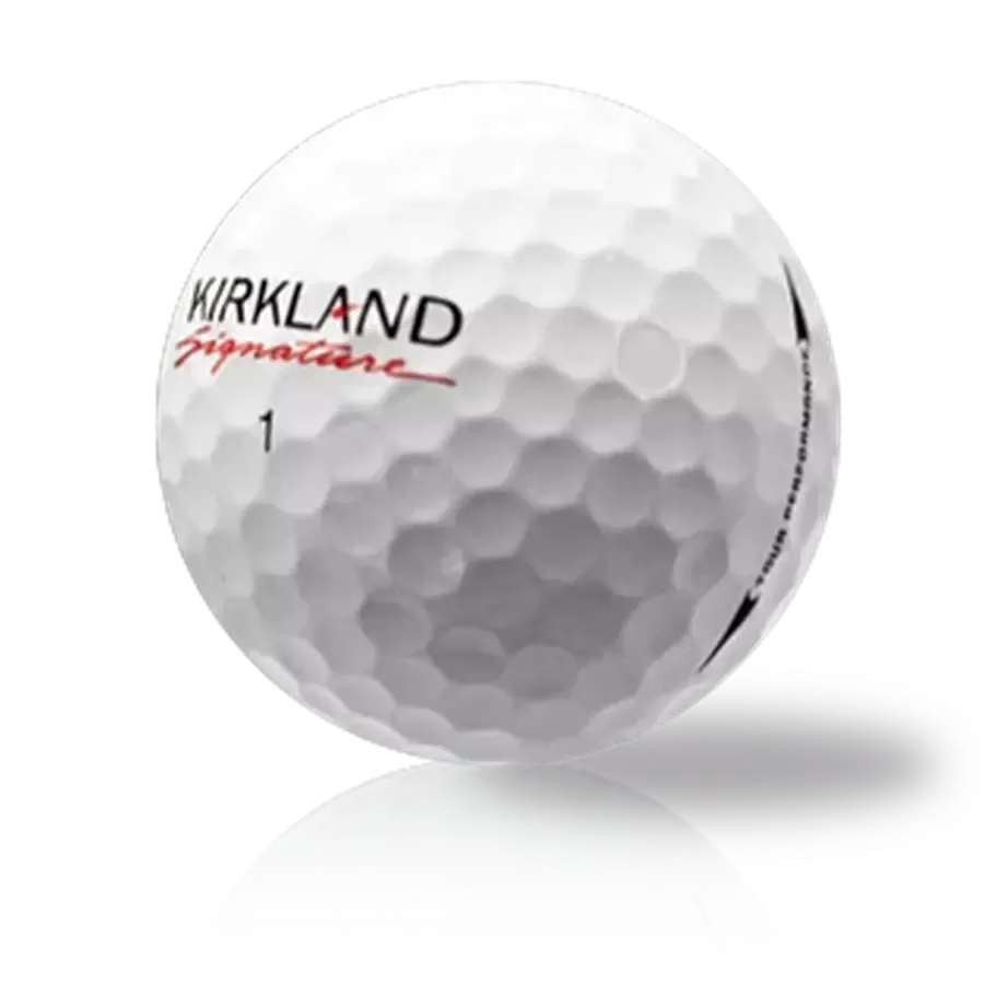 36 Kirkland 3 Piece White Golf Balls - Recycled 5A/4A