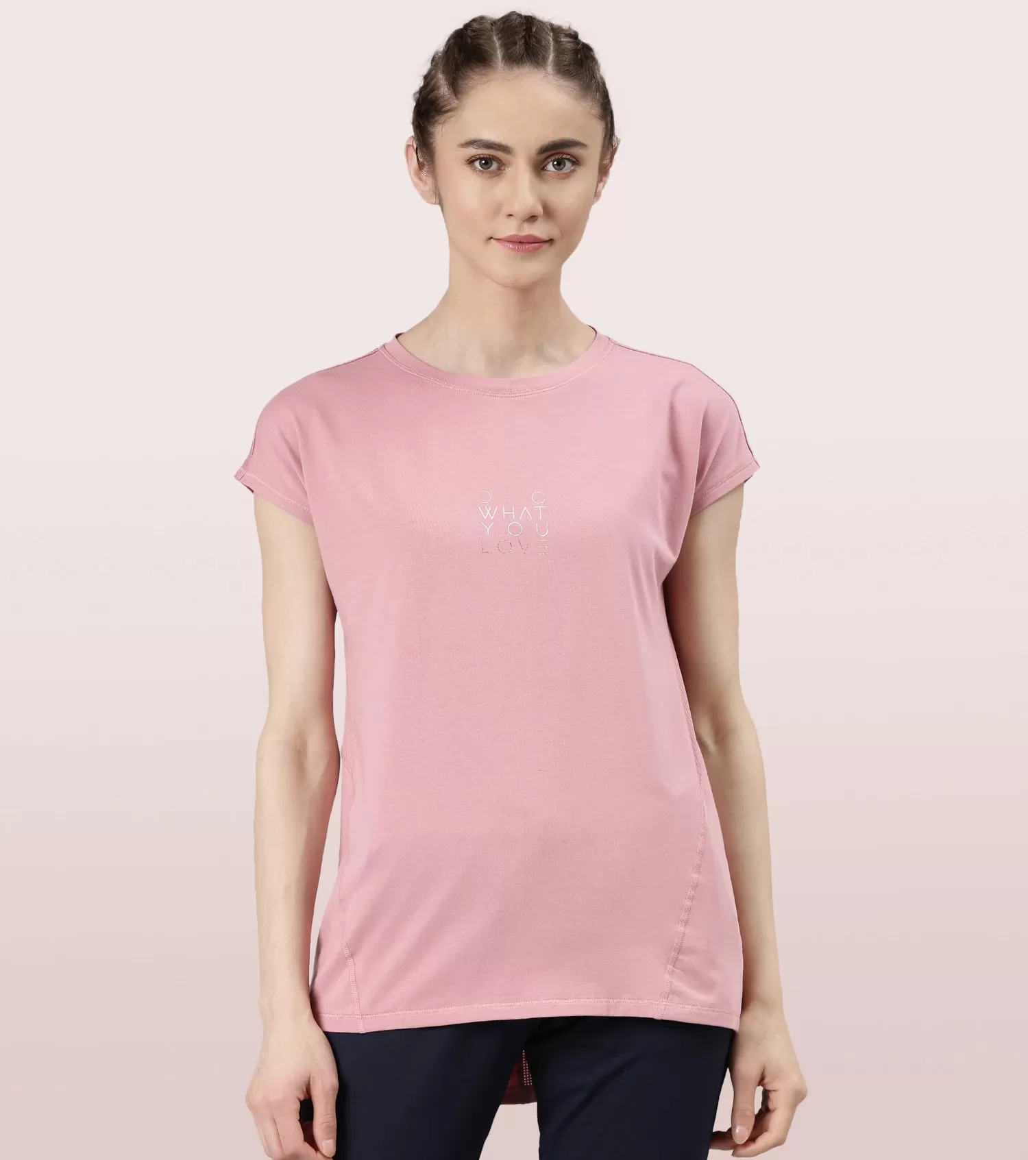 Active Stay Fresh Tee | Dry Fit Cotton Spandex Workout Tee