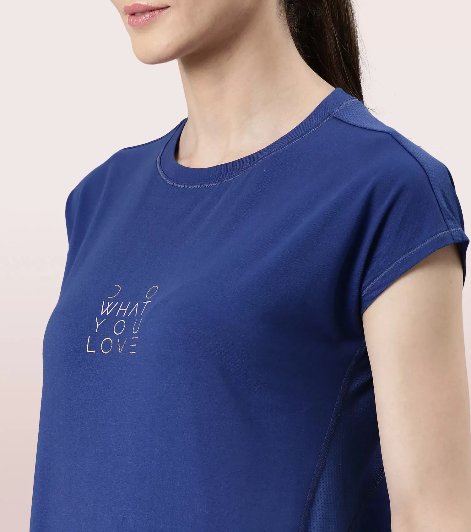 Active Stay Fresh Tee | Dry Fit Cotton Spandex Workout Tee