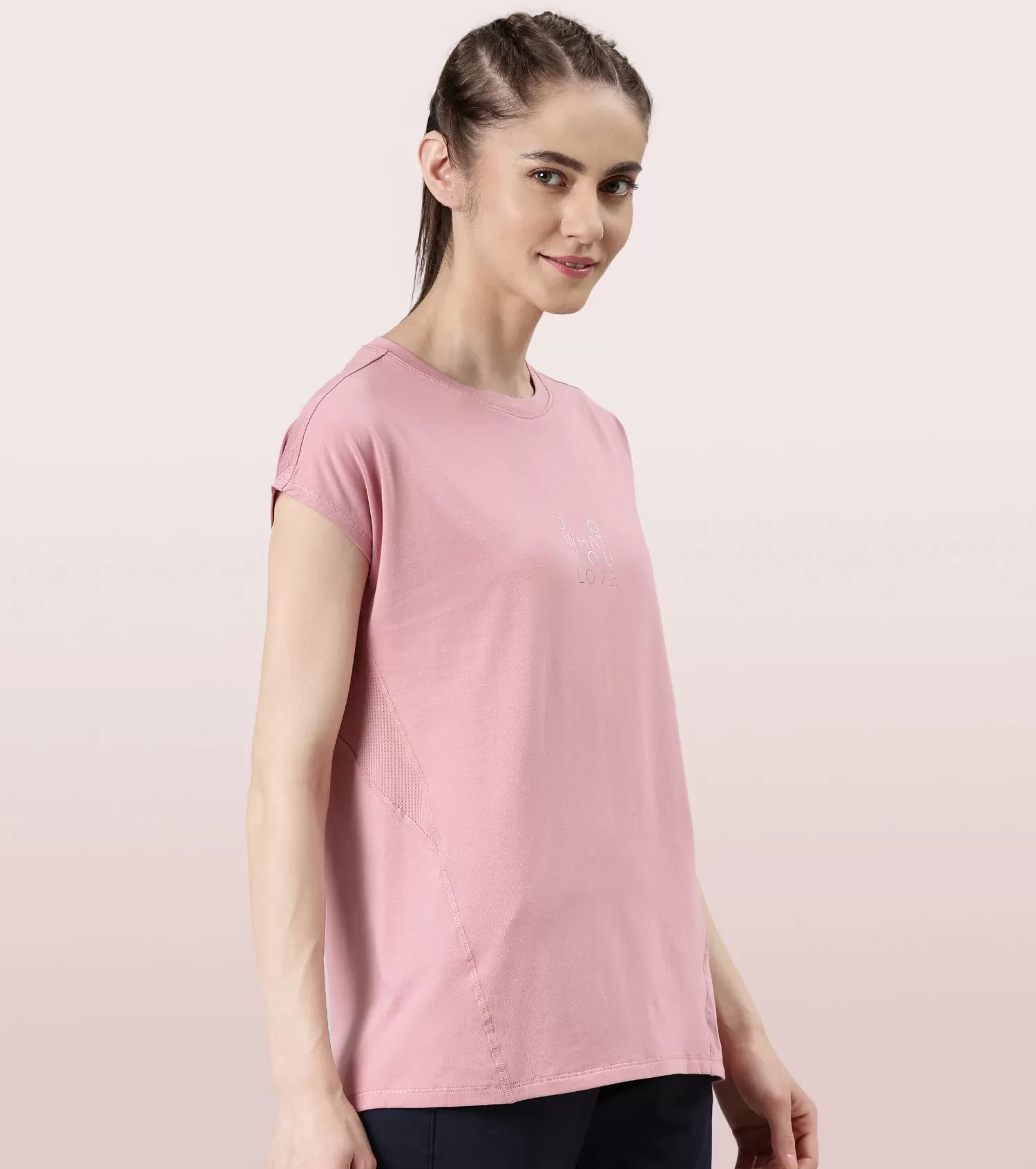 Active Stay Fresh Tee | Dry Fit Cotton Spandex Workout Tee