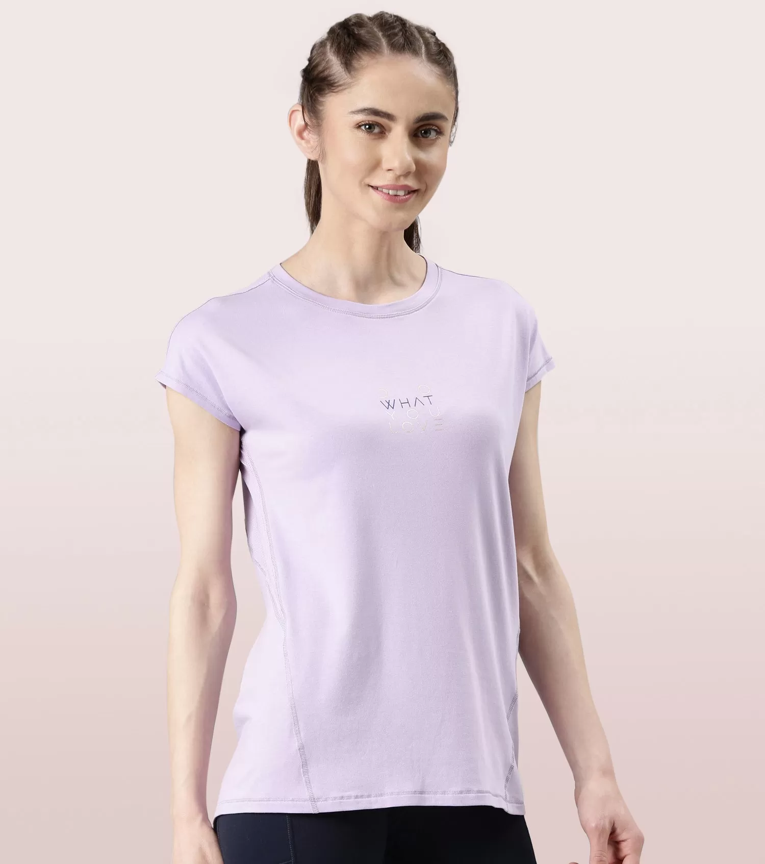 Active Stay Fresh Tee | Dry Fit Cotton Spandex Workout Tee