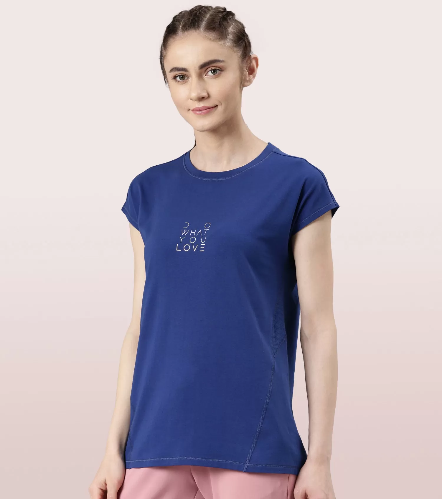 Active Stay Fresh Tee | Dry Fit Cotton Spandex Workout Tee