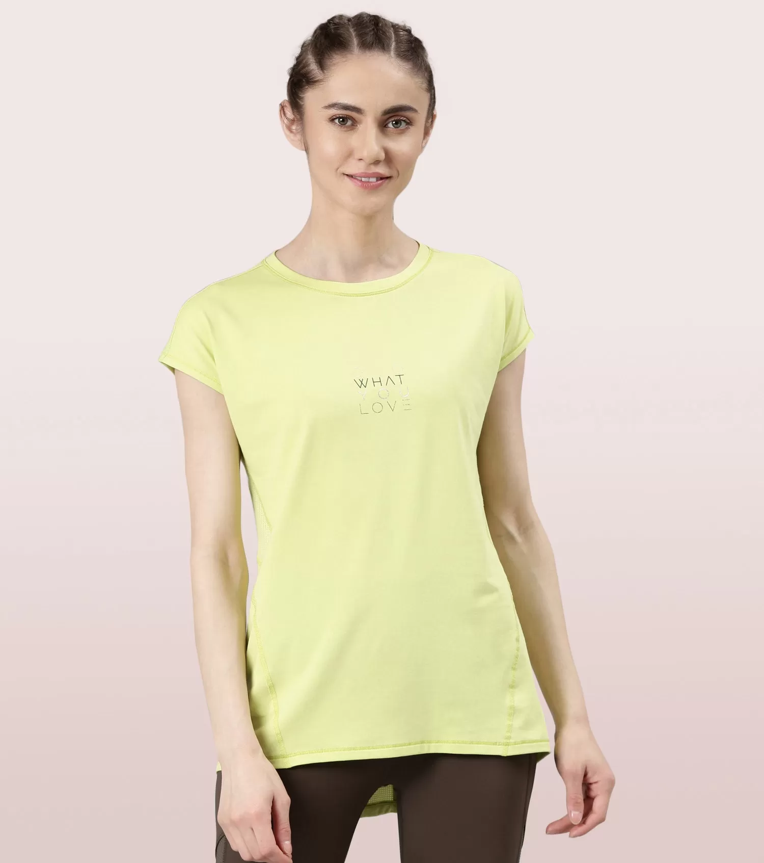 Active Stay Fresh Tee | Dry Fit Cotton Spandex Workout Tee