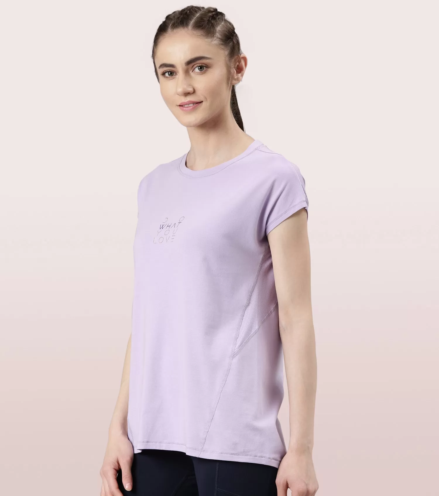 Active Stay Fresh Tee | Dry Fit Cotton Spandex Workout Tee