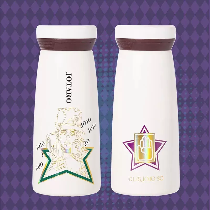 Anime JoJo's Bizarre Adventure Stone Ocean Kujo Jotaro Jolyne Cujoh Stainless Steel Cup Bottle