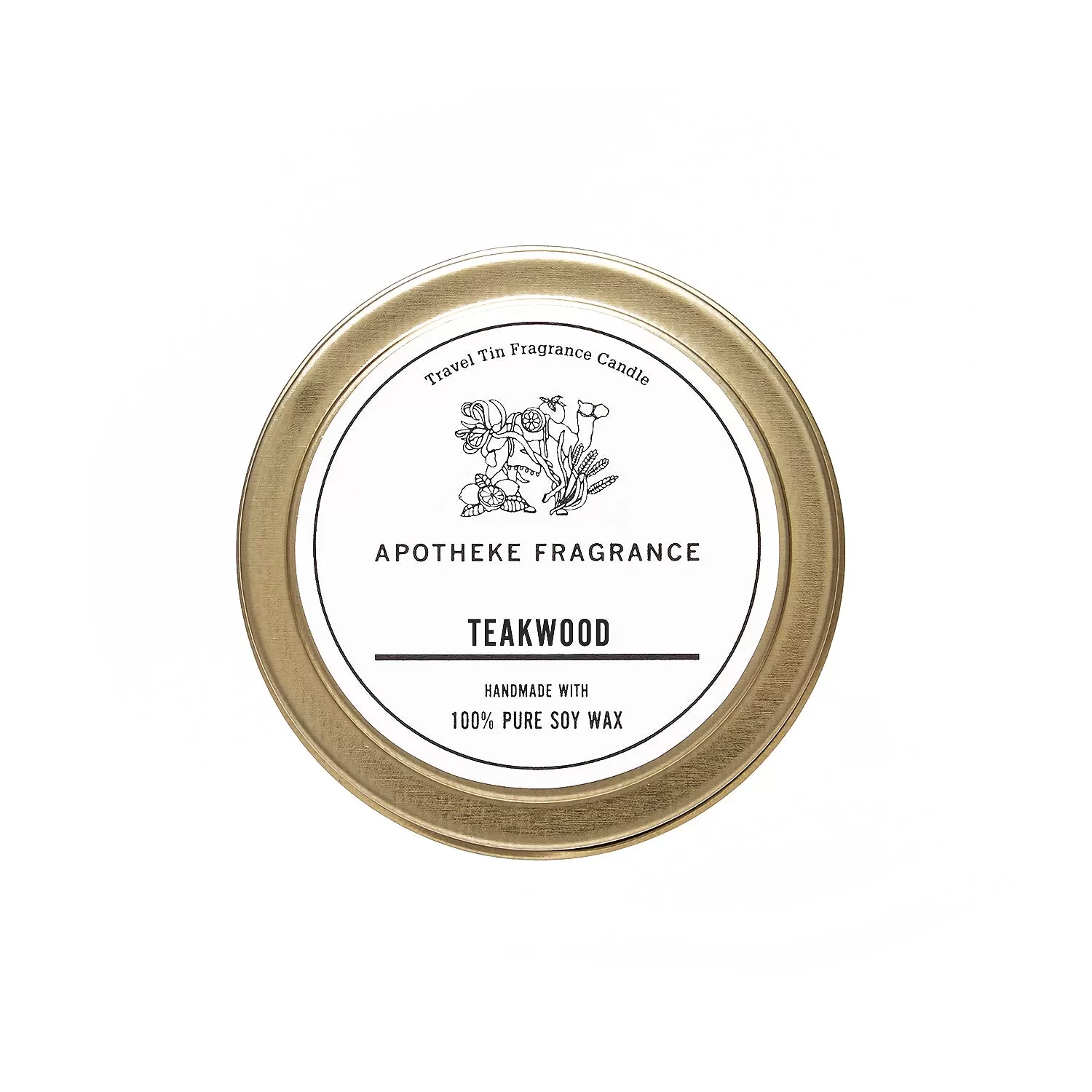 APFR Travel Tin Candle "Teakwood"