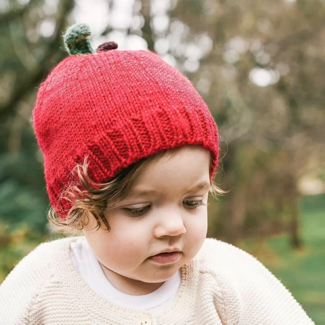 Apple Beanie Red