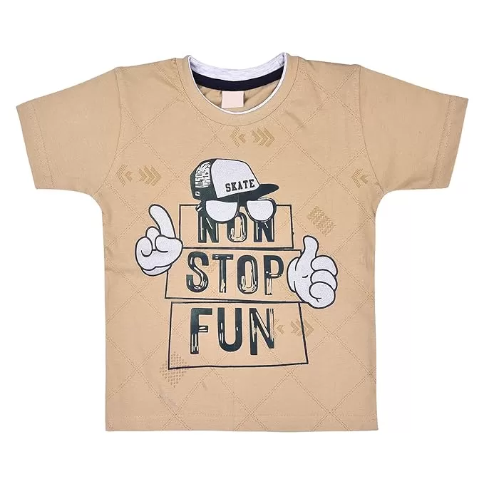 Baby Boys Casual Printed T-shirt and Shorts Clothing Set