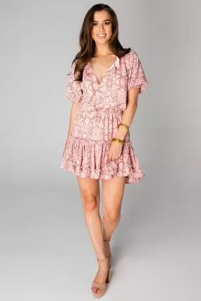 BL Ruffle Snake Dress