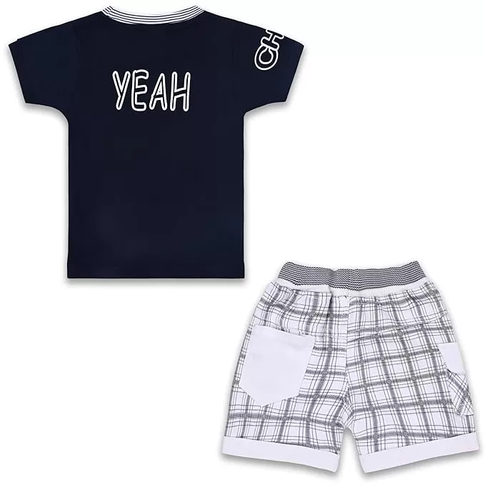 Boys Printed T-Shirt and Shorts