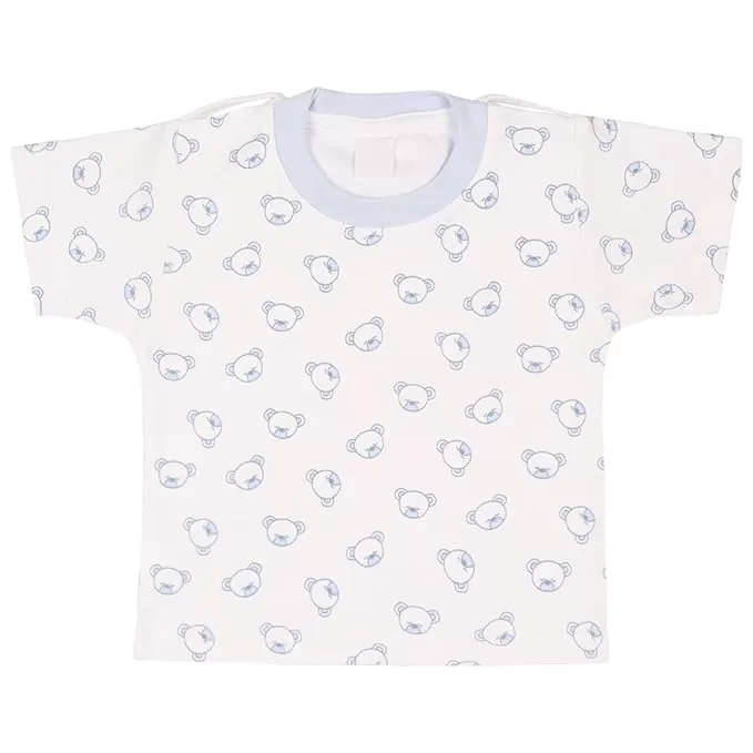 Boys Star Printed Cotton Dungaree Set