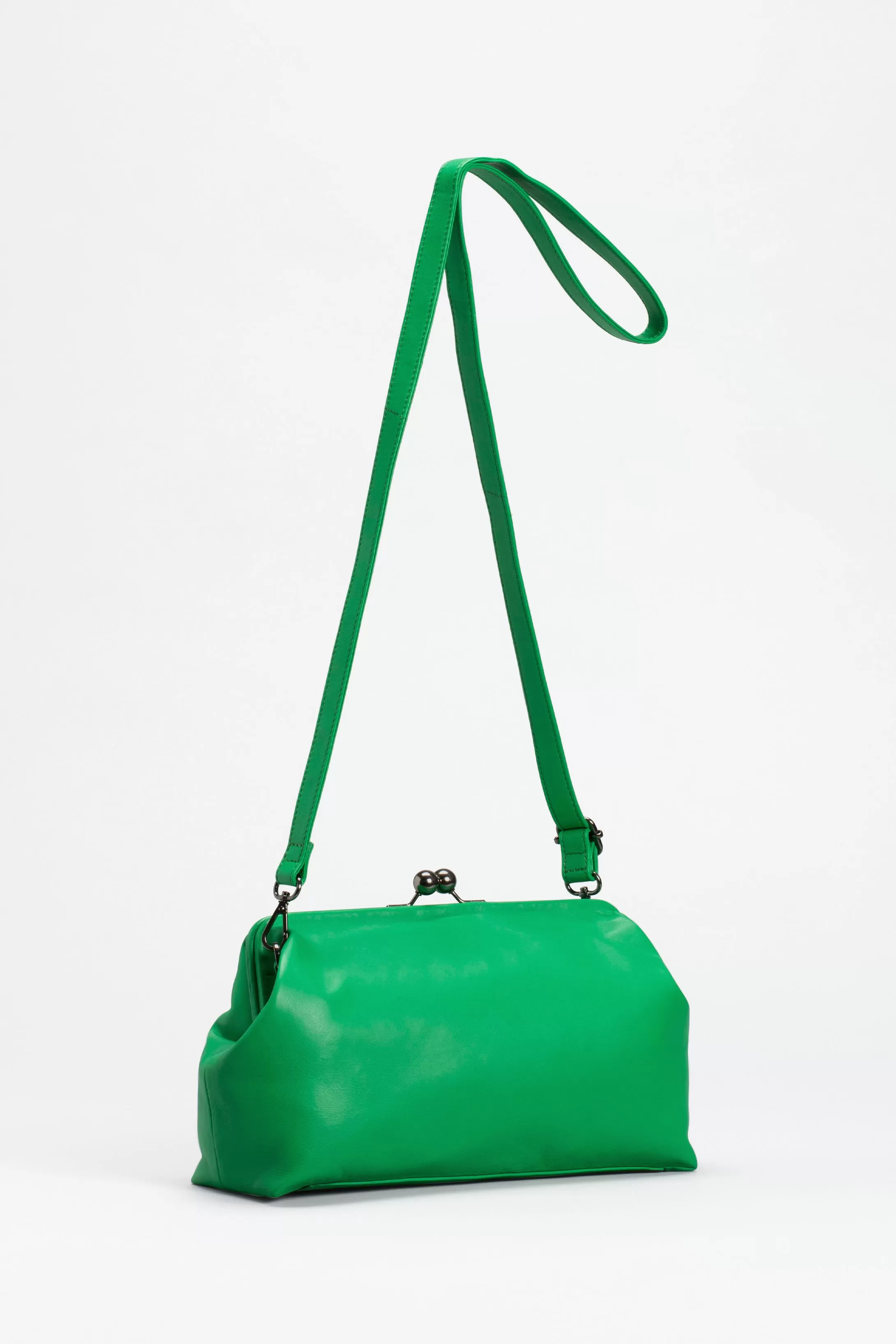 Bright Green Ulla Clutch Bag