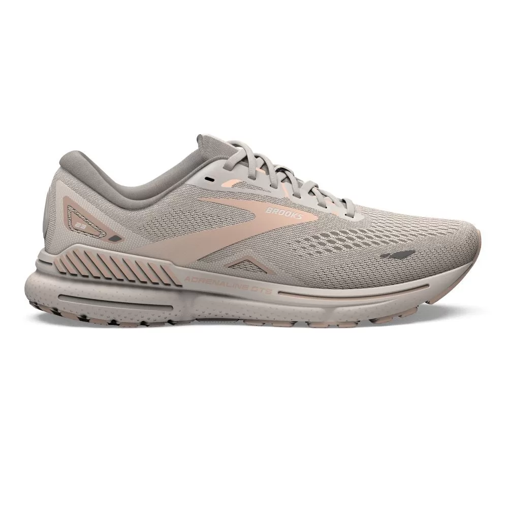 'Brooks' Women's Adrenaline GTS 23 - Crystal Grey / Villa / White