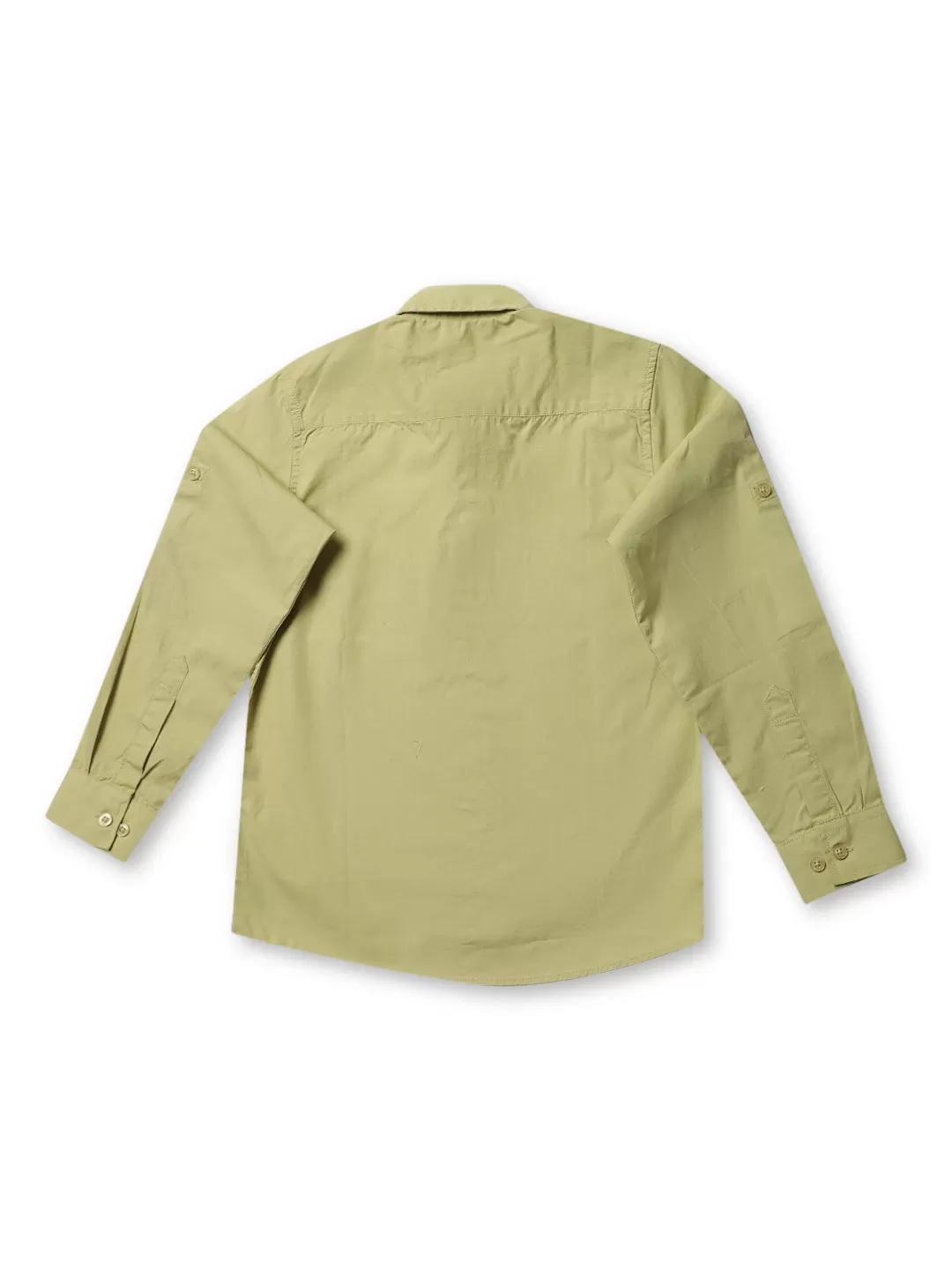 Cantabil Boy's Green Full Sleeves Shirt