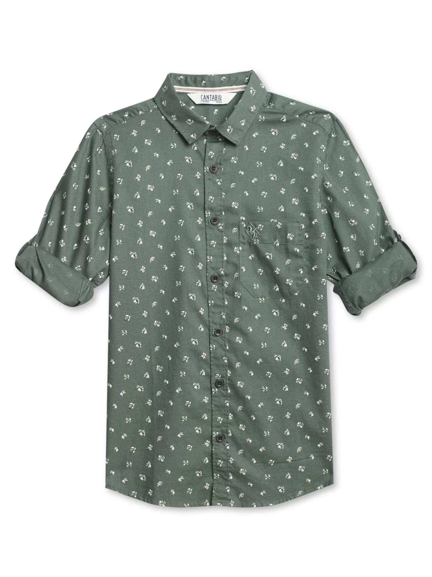 Cantabil Boys Green Shirt