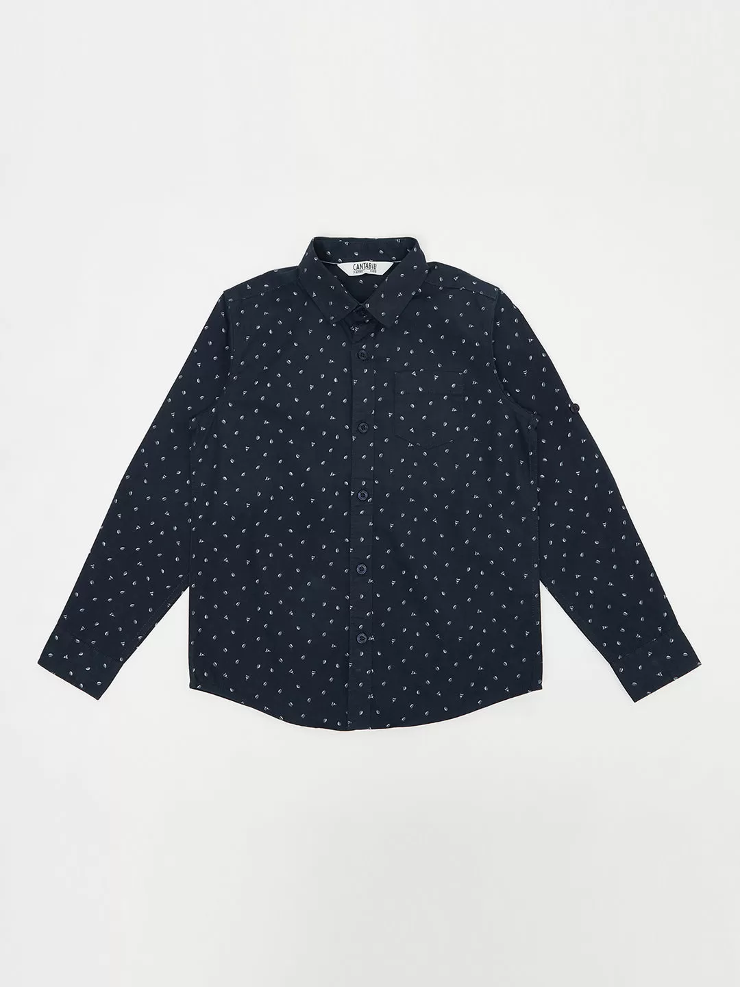 Cantabil Boys Navy Blue Shirt