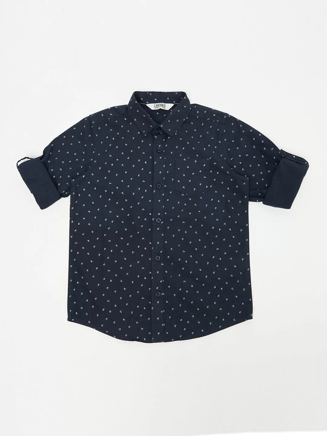 Cantabil Boys Navy Blue Shirt