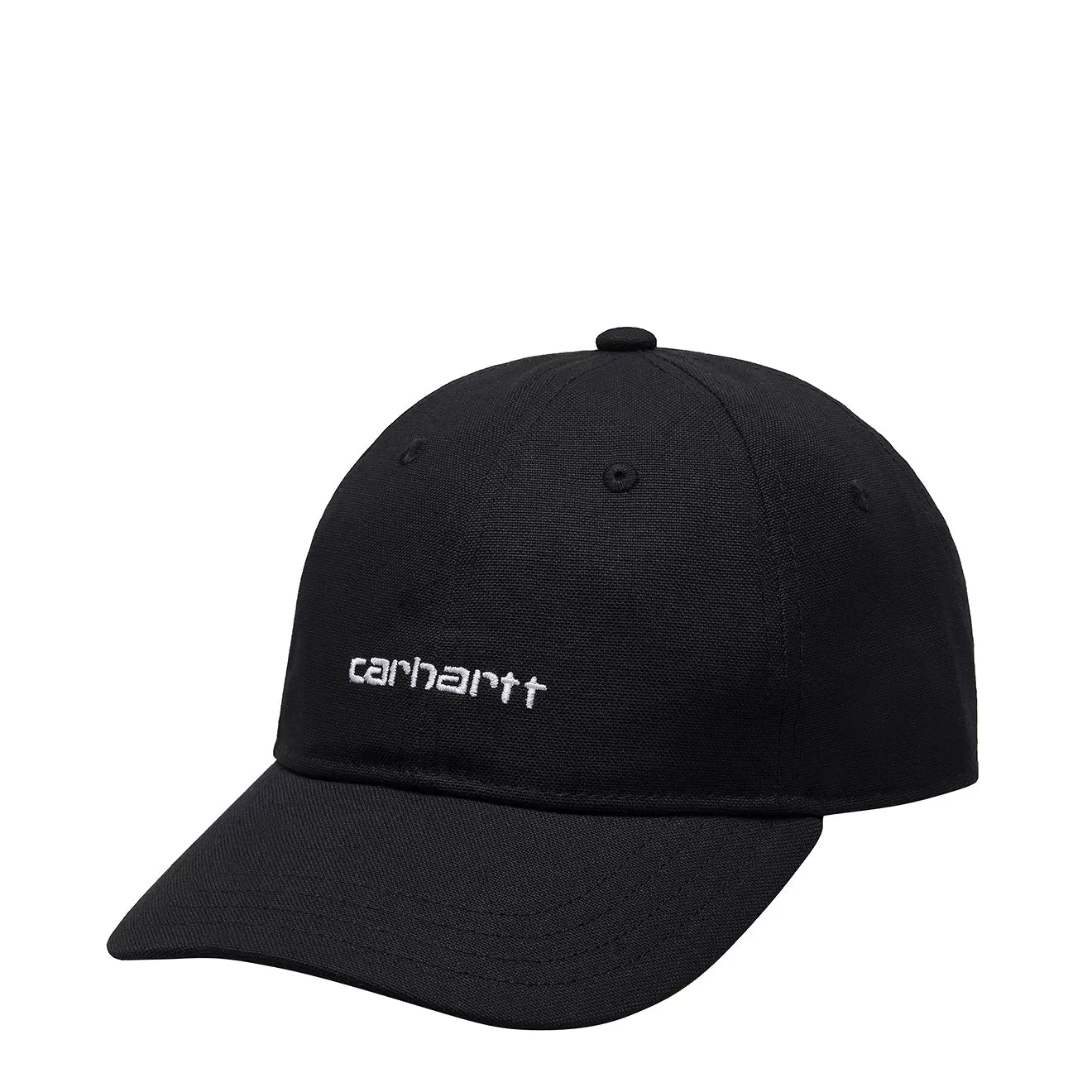 Carhartt WIP Canvas Script Cap Black / White