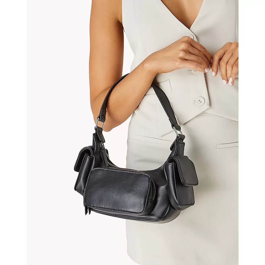 CARMEN SHOULDER BAG - BLACK