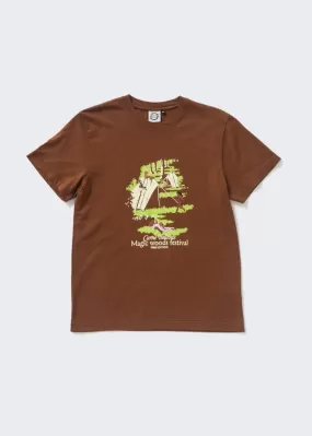 Carne Bollente Magic Woods Festival Brown T-shirts