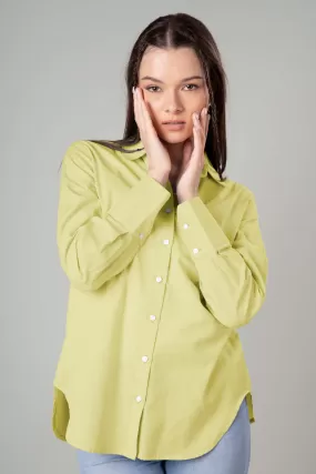 Classic Plain Cotton Shirt For Women