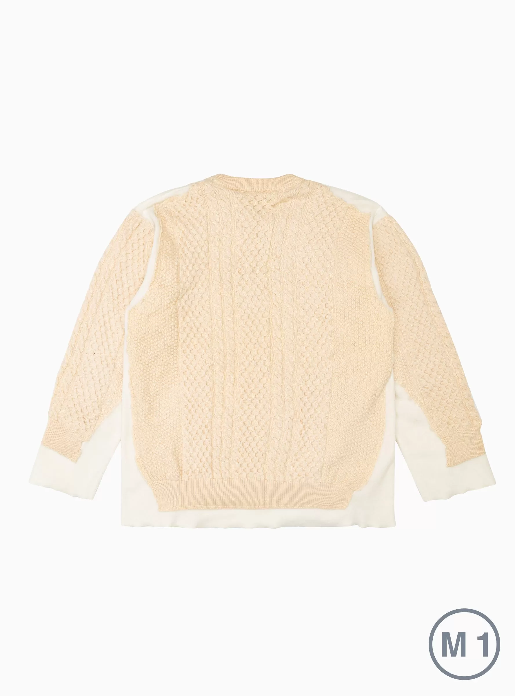 Covered Fisherman Sweater Cream