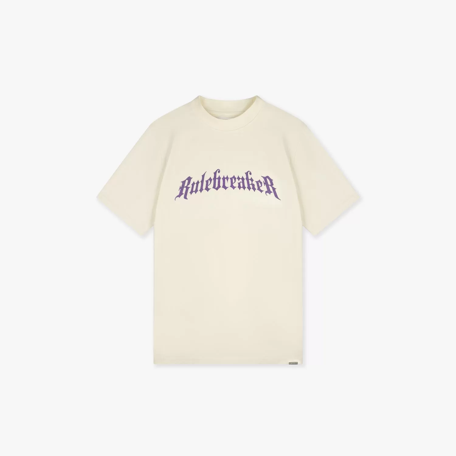 CROYEZ RULEBREAKER T-SHIRT - VINTAGE WHITE/PURPLE