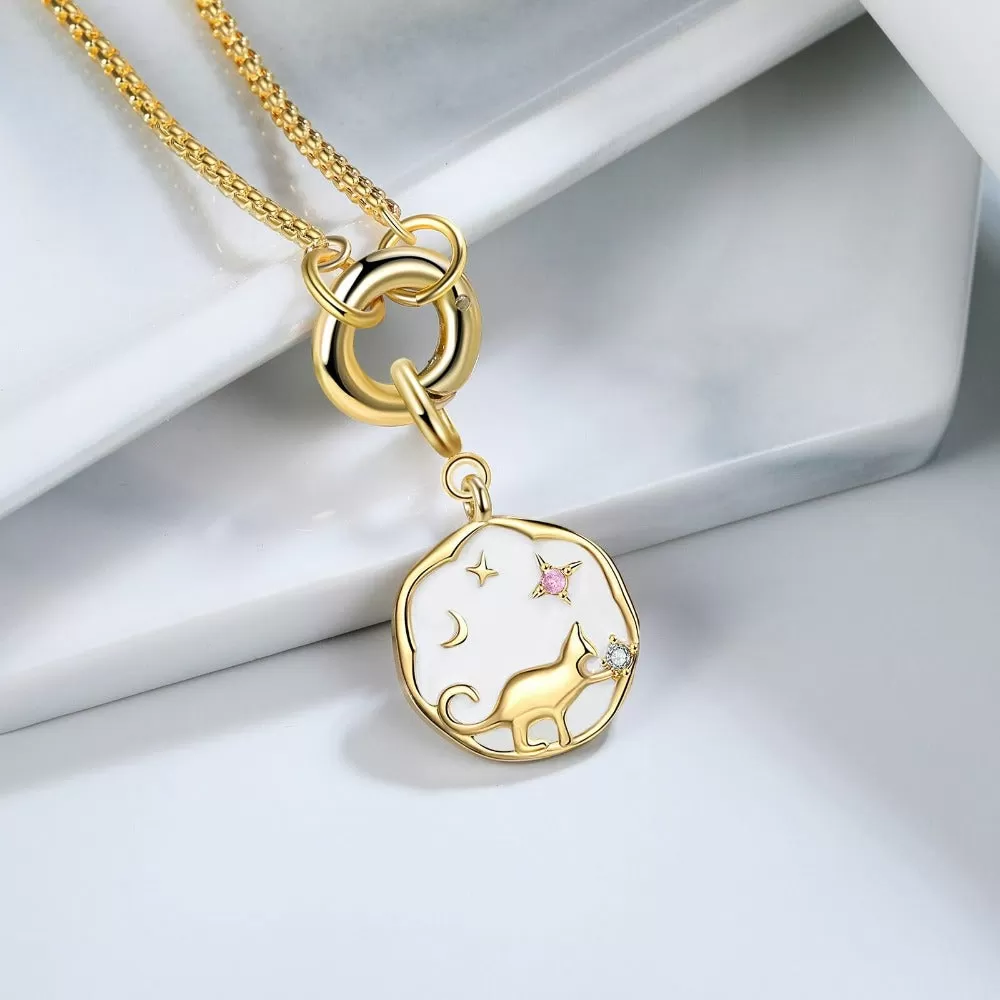 Customized Cute Cat Pendant