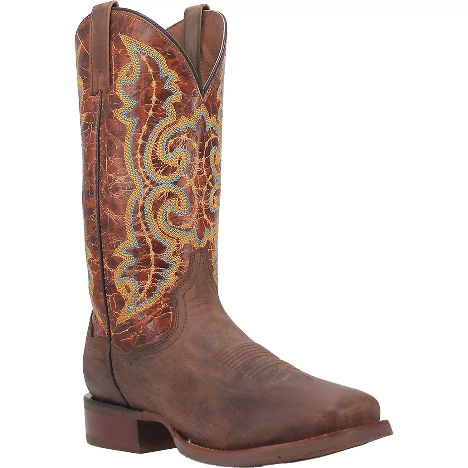 'Dan Post' Men's 13" Bullhead Western Square Toe - Rust