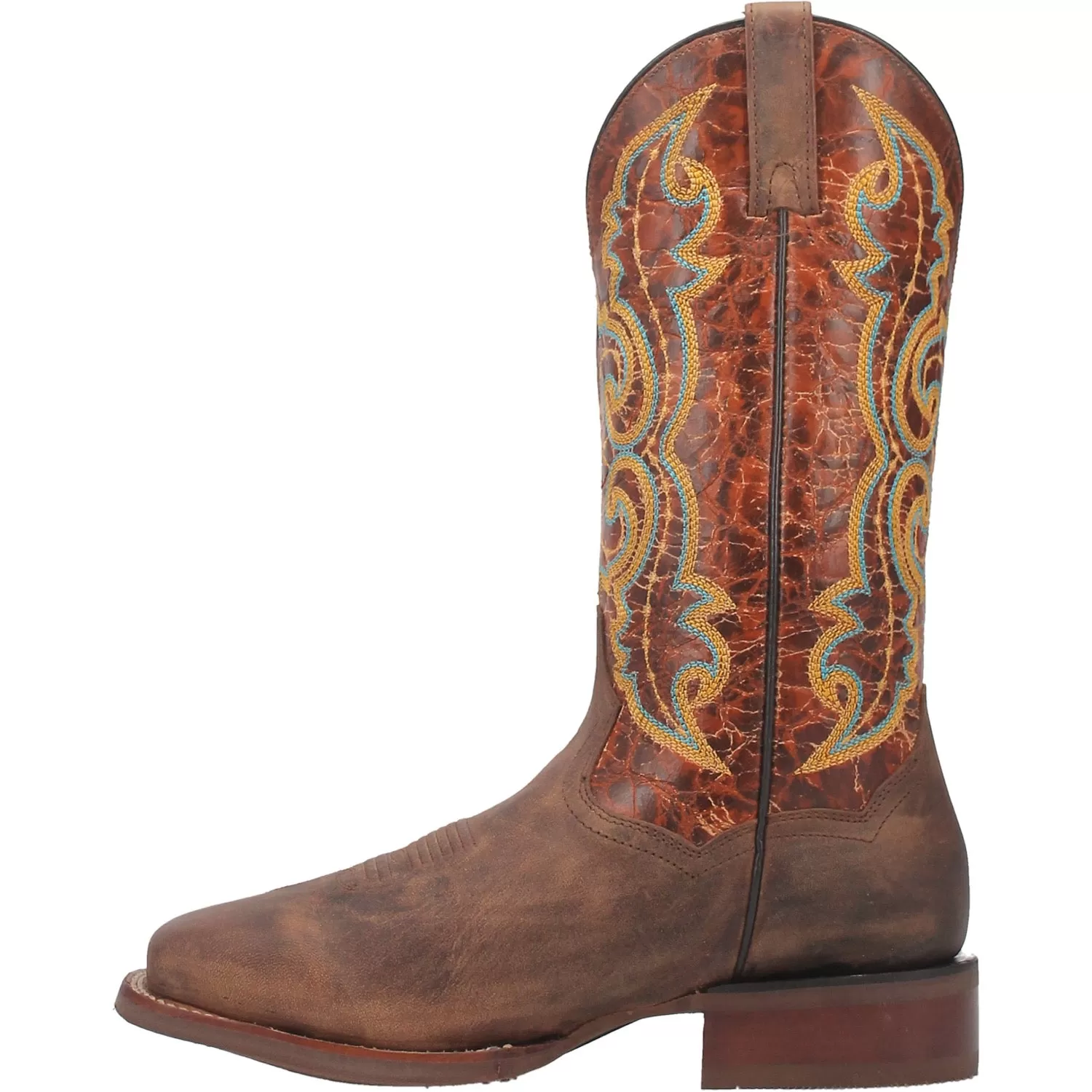 'Dan Post' Men's 13" Bullhead Western Square Toe - Rust