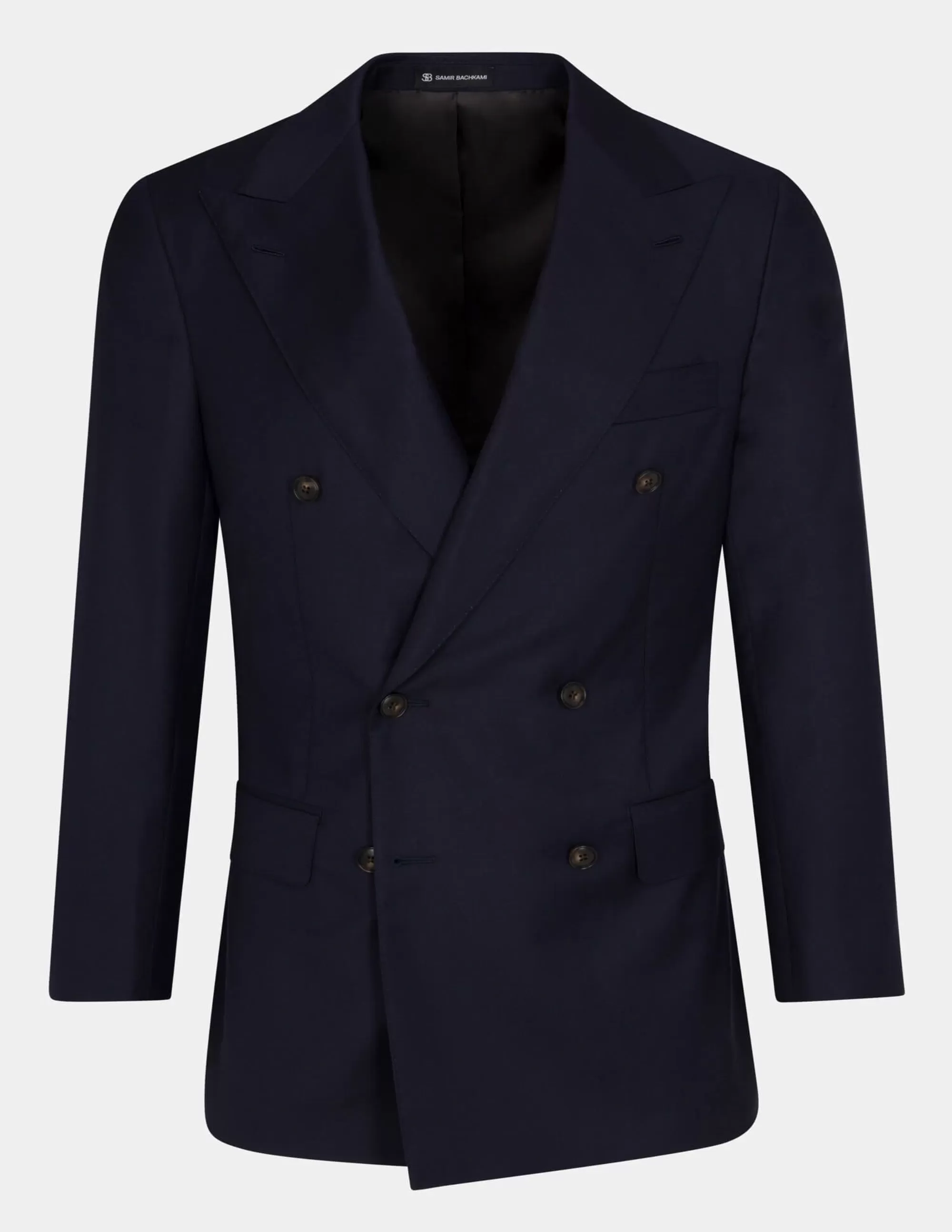 Dark Blue Double Breasted Suit