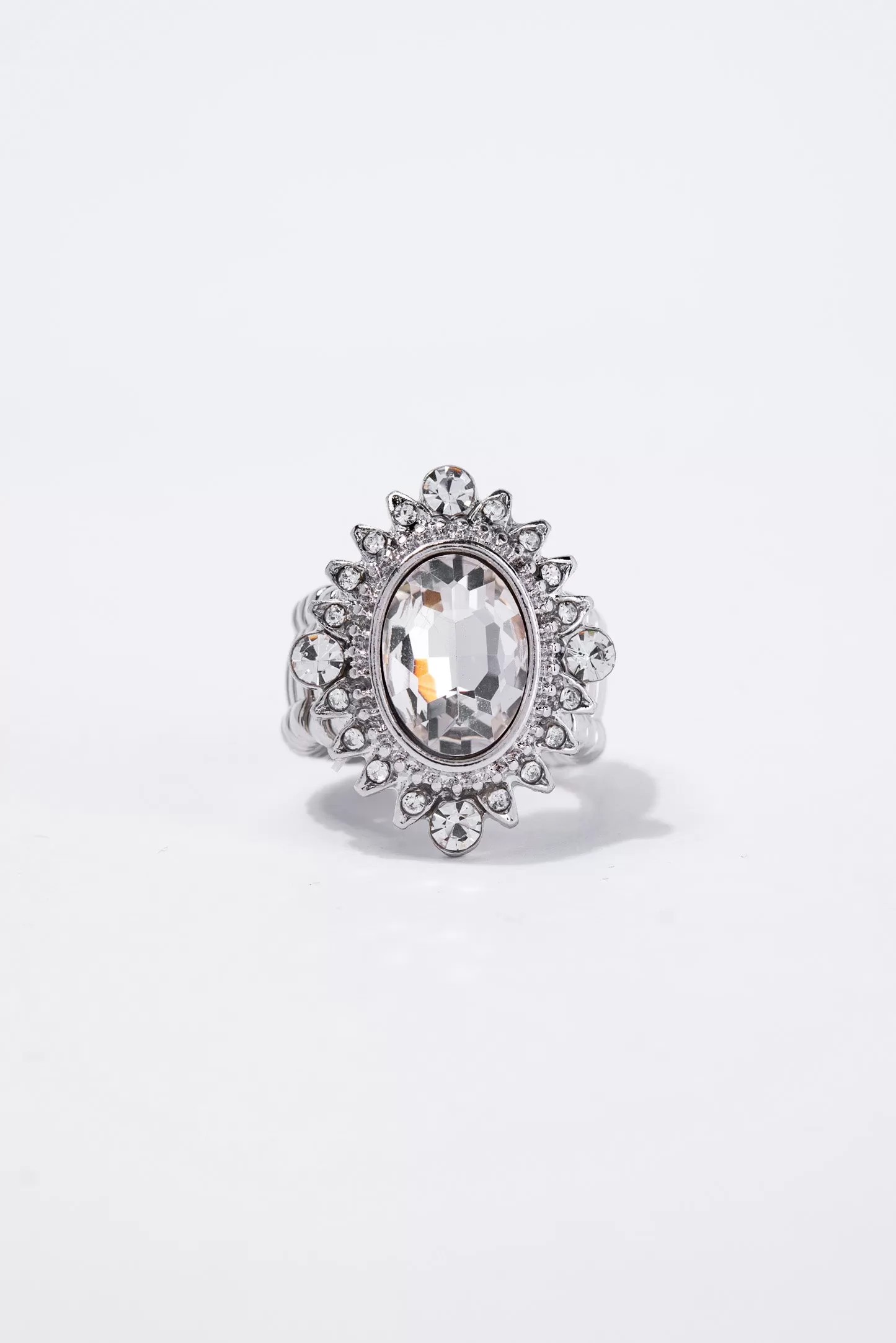 Darla Rhinestone Stretch Ring