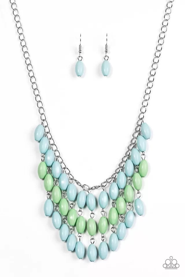 Delhi Diva Blue-Necklace