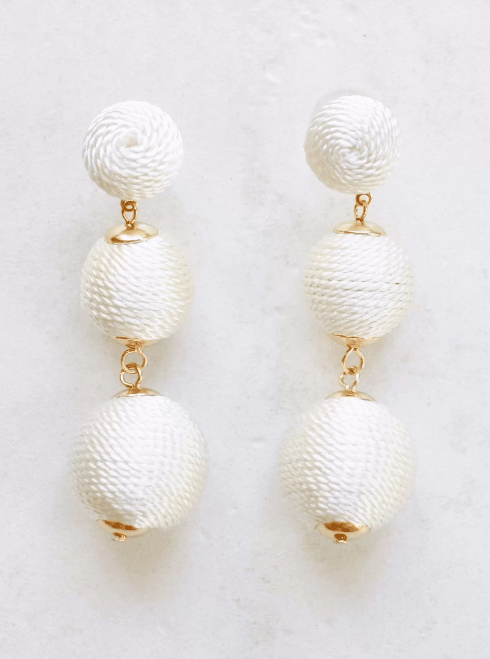 Dreaming Big Earrings (White-Small)