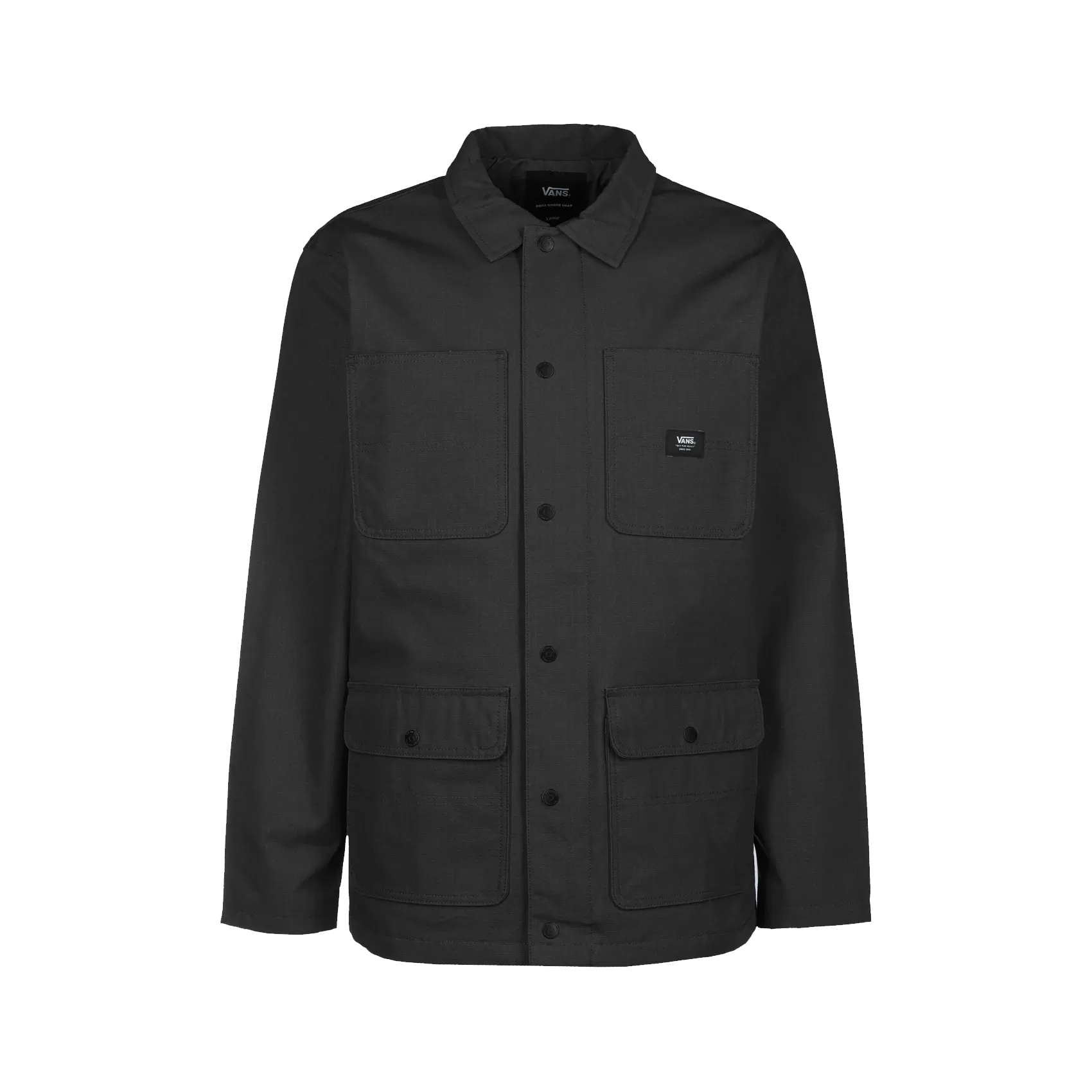 Drill Chore Coat - Black