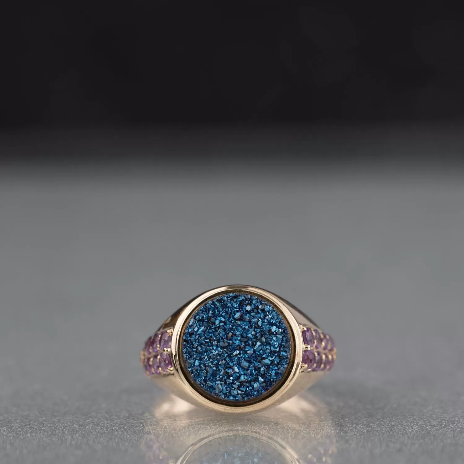 Druzy Quartz Ring