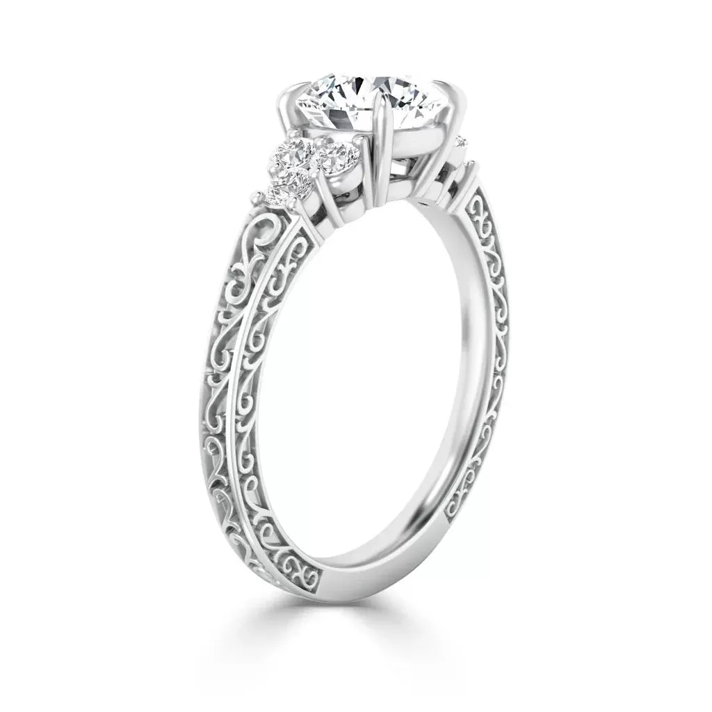 Elizabeth - 18ct White Gold - Round