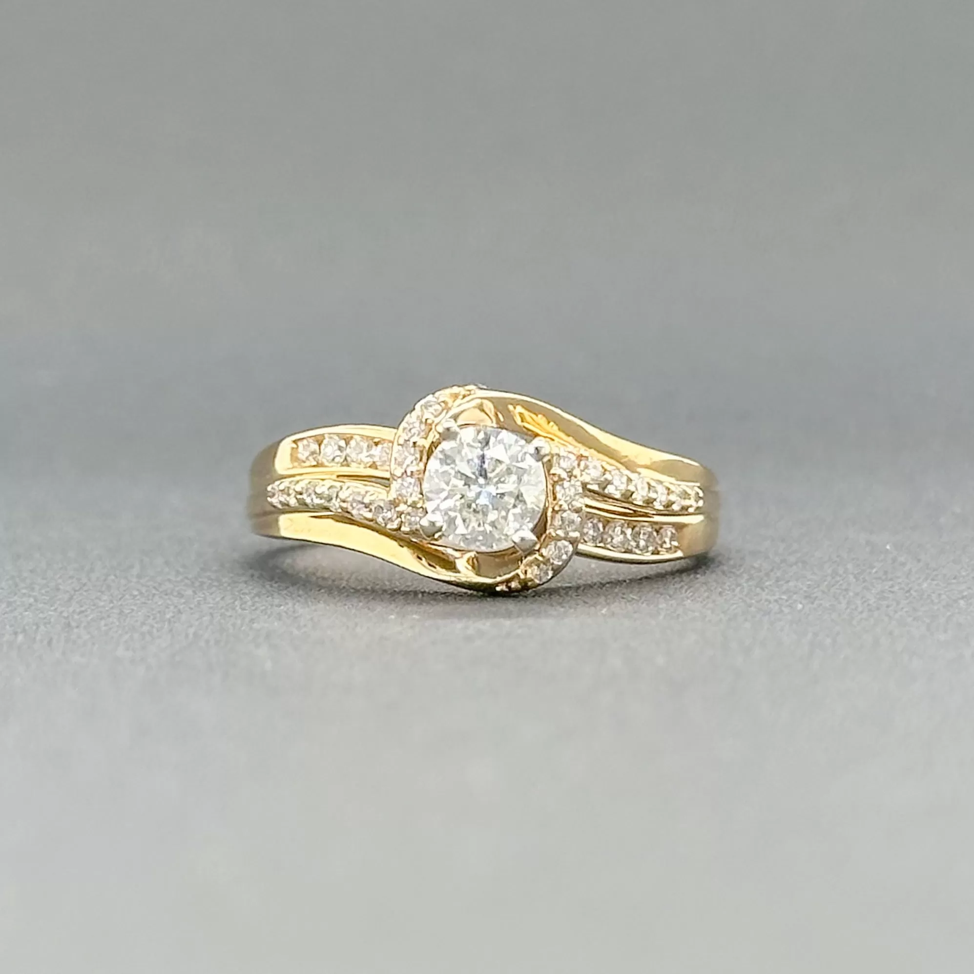 Estate 14K Y Gold 0.75ctw H/I1 Diamond Engagement Ring