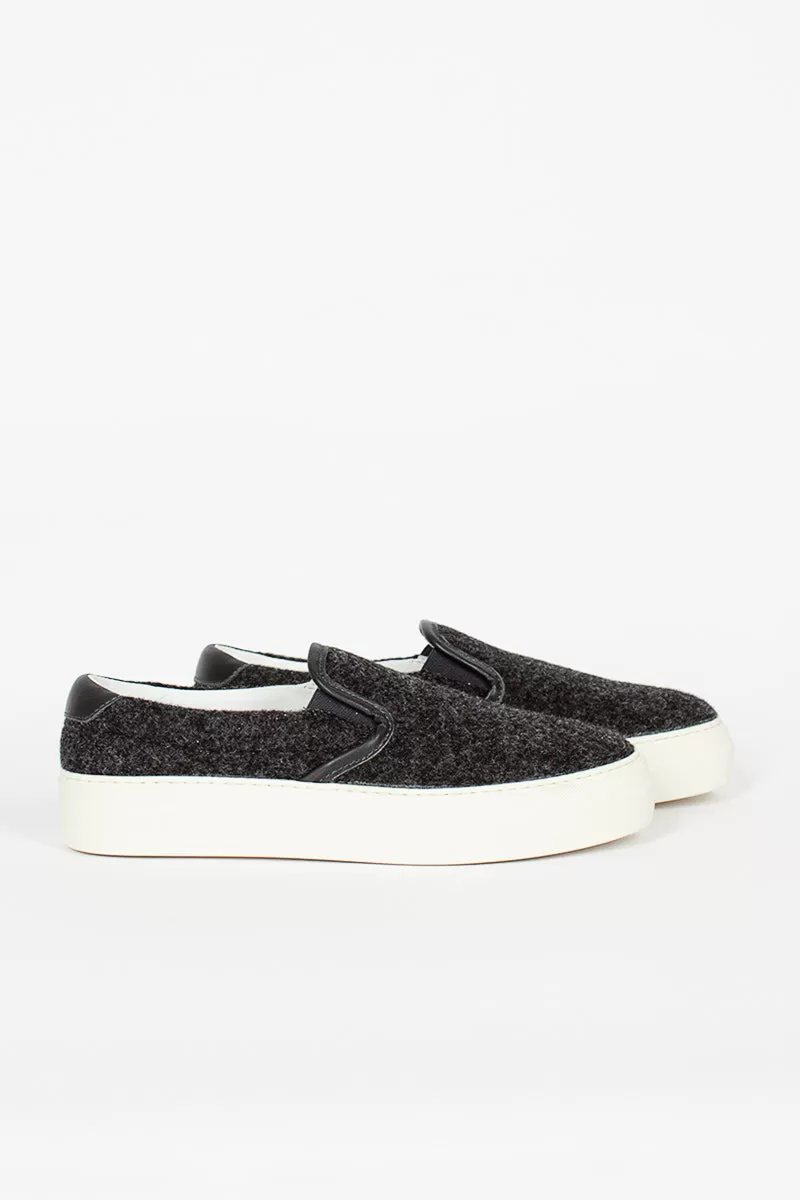 Fargo Felt Slip On Sneaker Charcoal