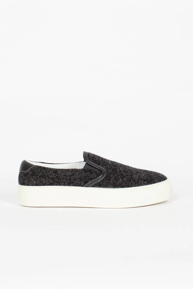 Fargo Felt Slip On Sneaker Charcoal