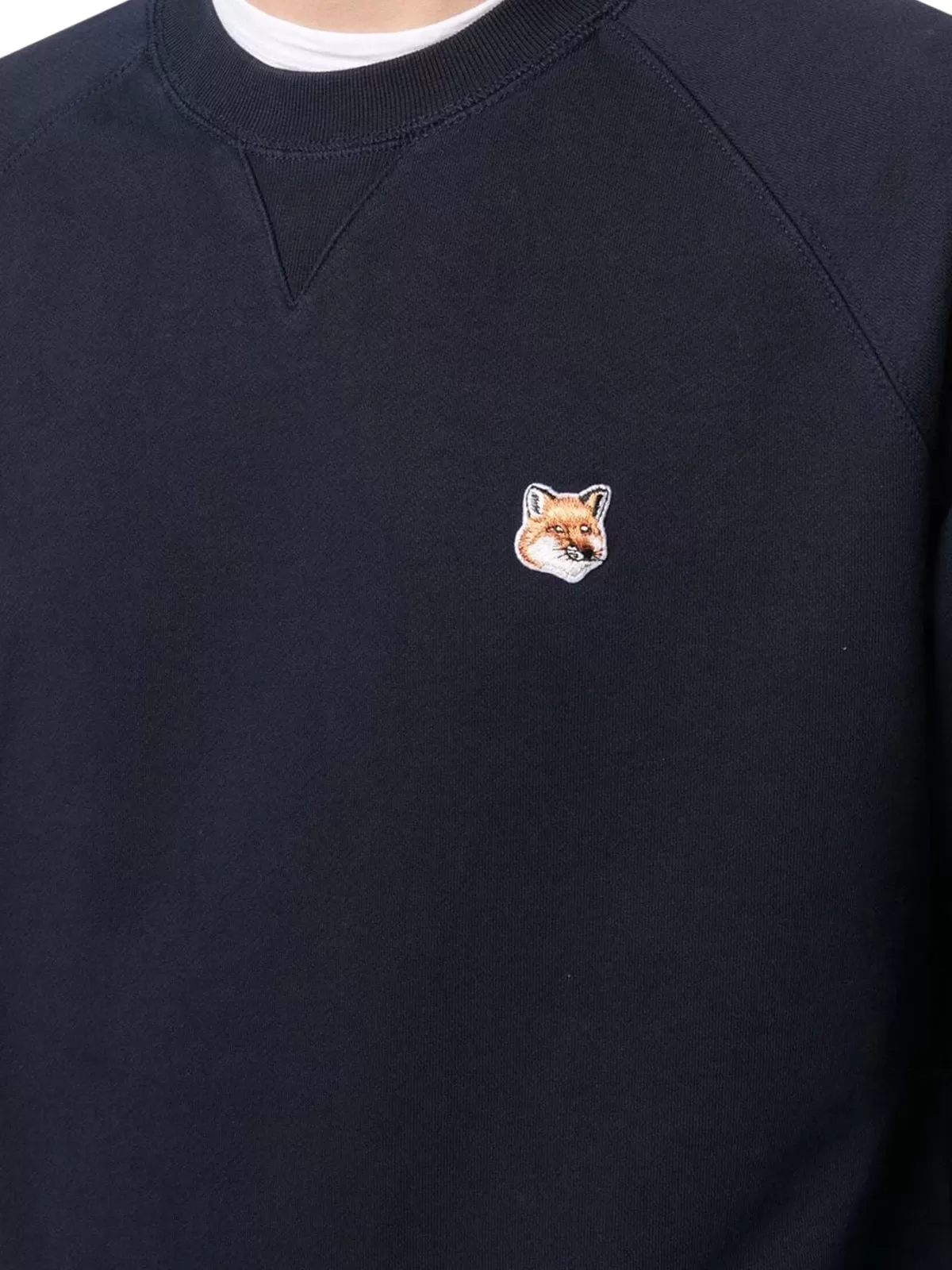 fox-patch sweatshirt