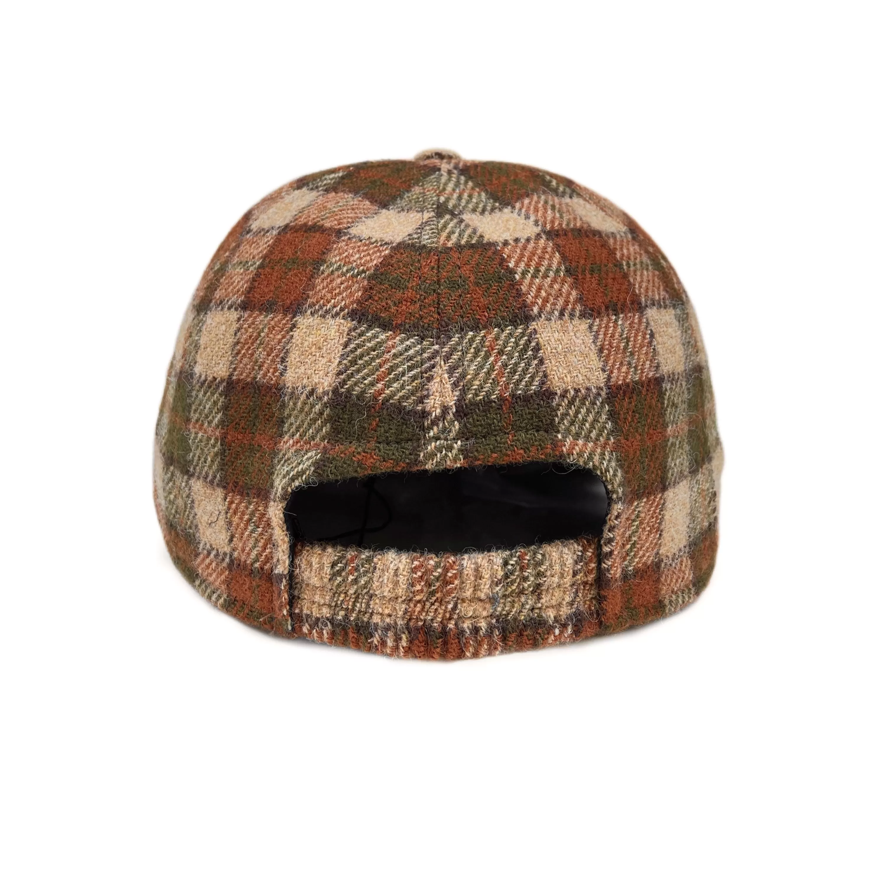 FRESH Shetland Wool Cap Tartan Brown