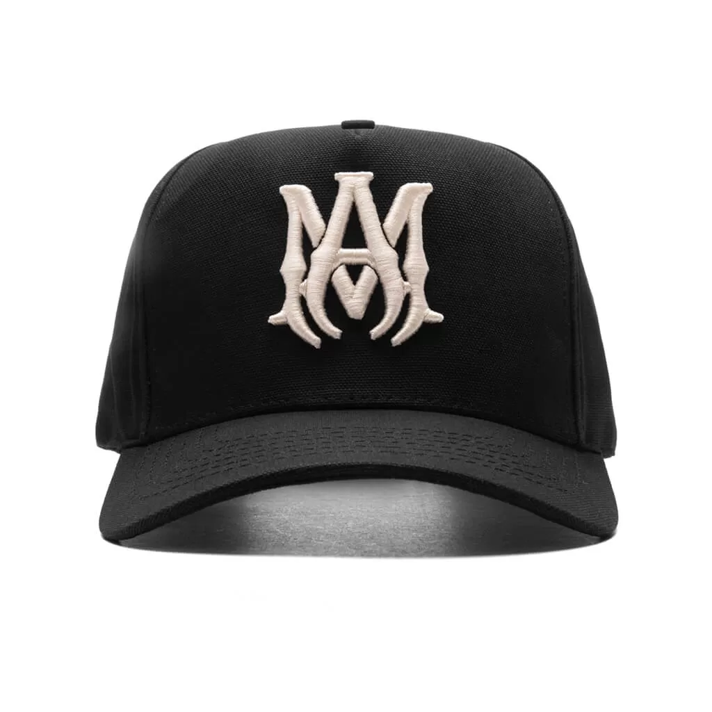 Full Canvas Ma Hat - Black/White