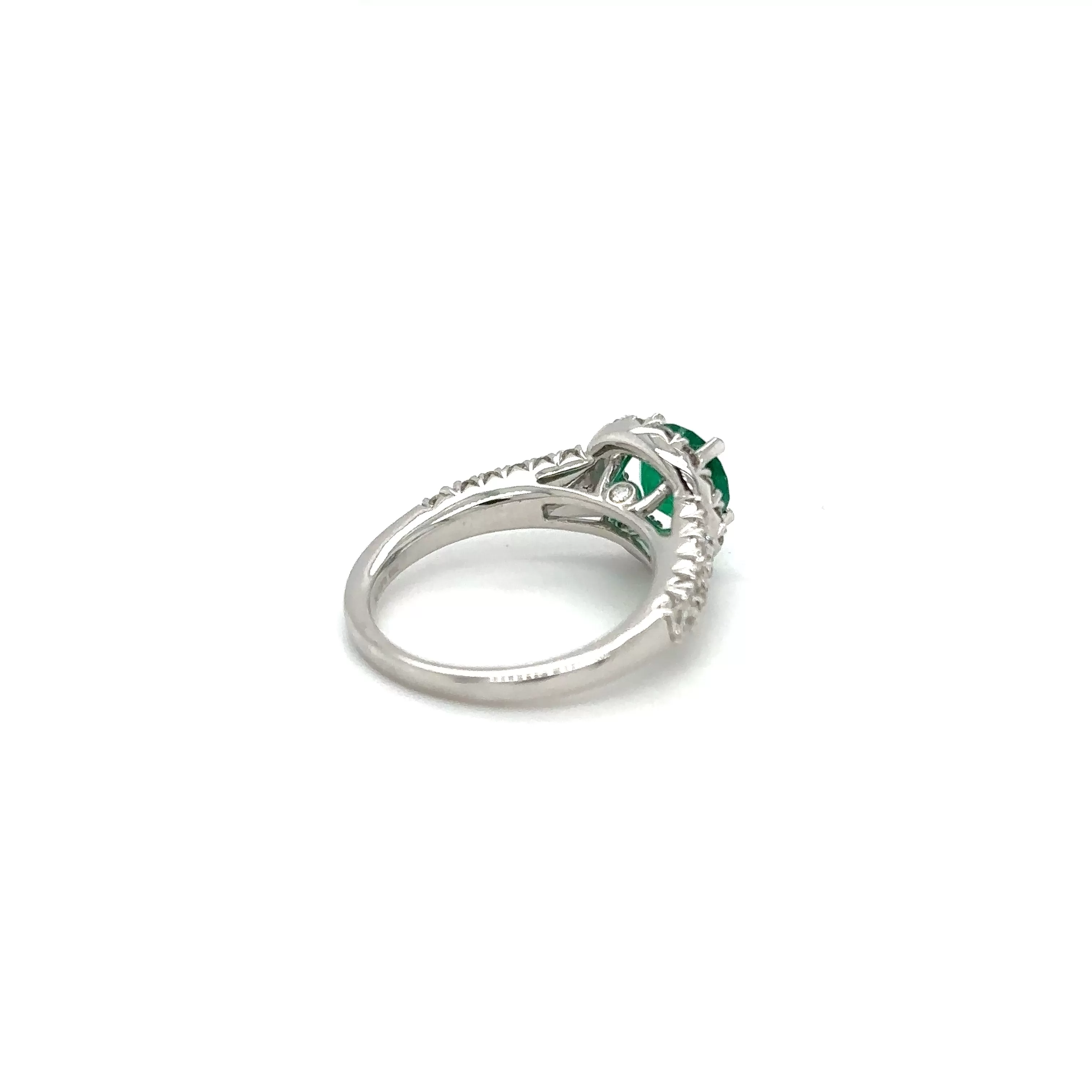 GIA Colombian Emerald & Diamond Ring