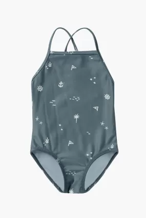 Girls Swim Rylee and Cru Sky One-Piece Nautical