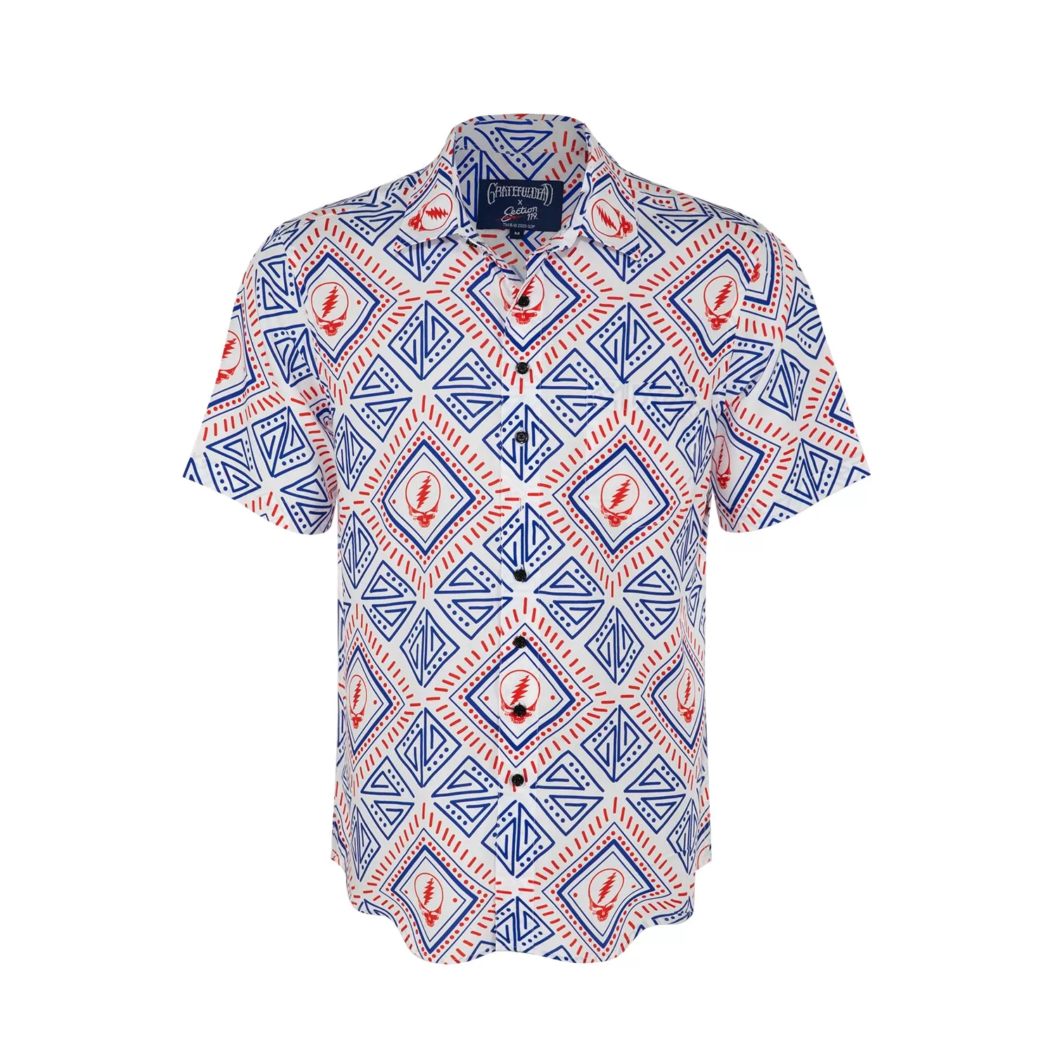 Grateful Dead | Relaxed Button Down |  Diamond Stealie